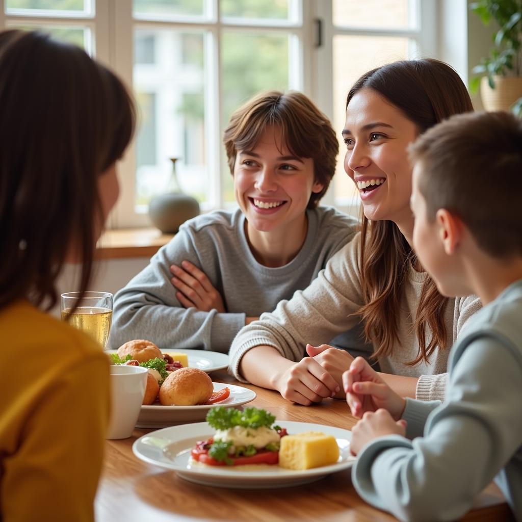 Open communication between student and host family in a Toronto homestay