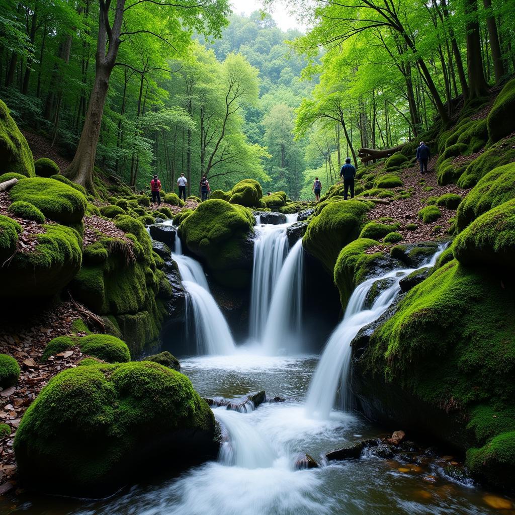 Hiking to a Hidden Waterfall in Sungai Panjang