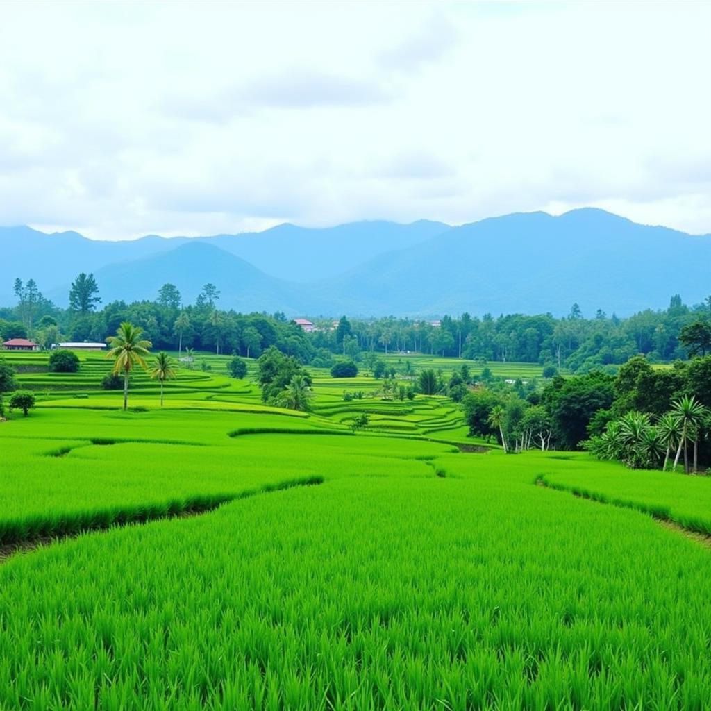 Scenic View from a Tasikmalaya Homestay