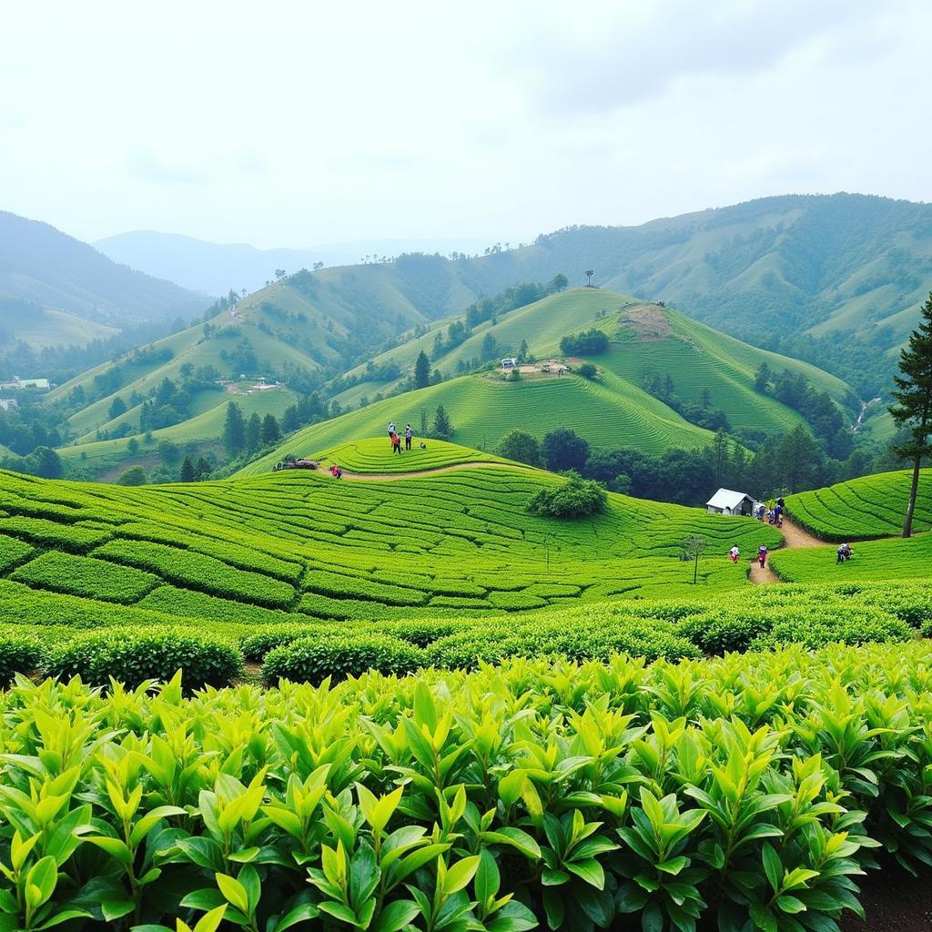 Tea Gardens in Munnar