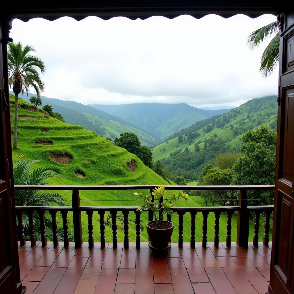 Scenic View from a Vagamon Homestay