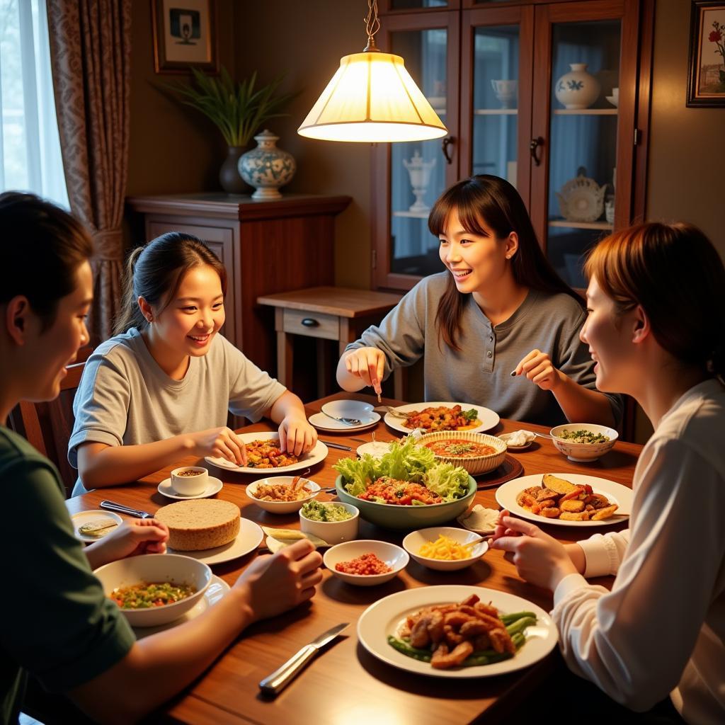 Sharing a Meal with a Vietnamese Family