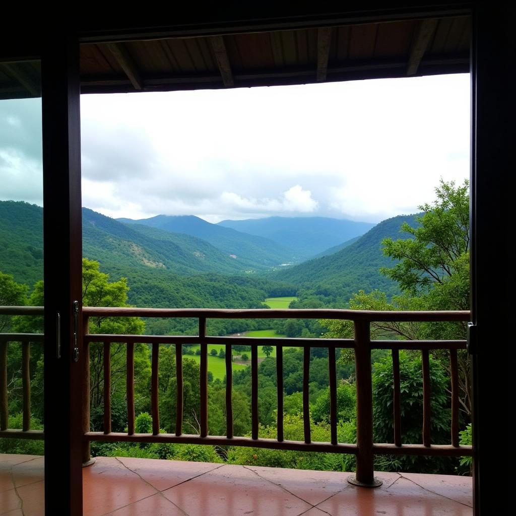 Breathtaking view from a Wayanad homestay