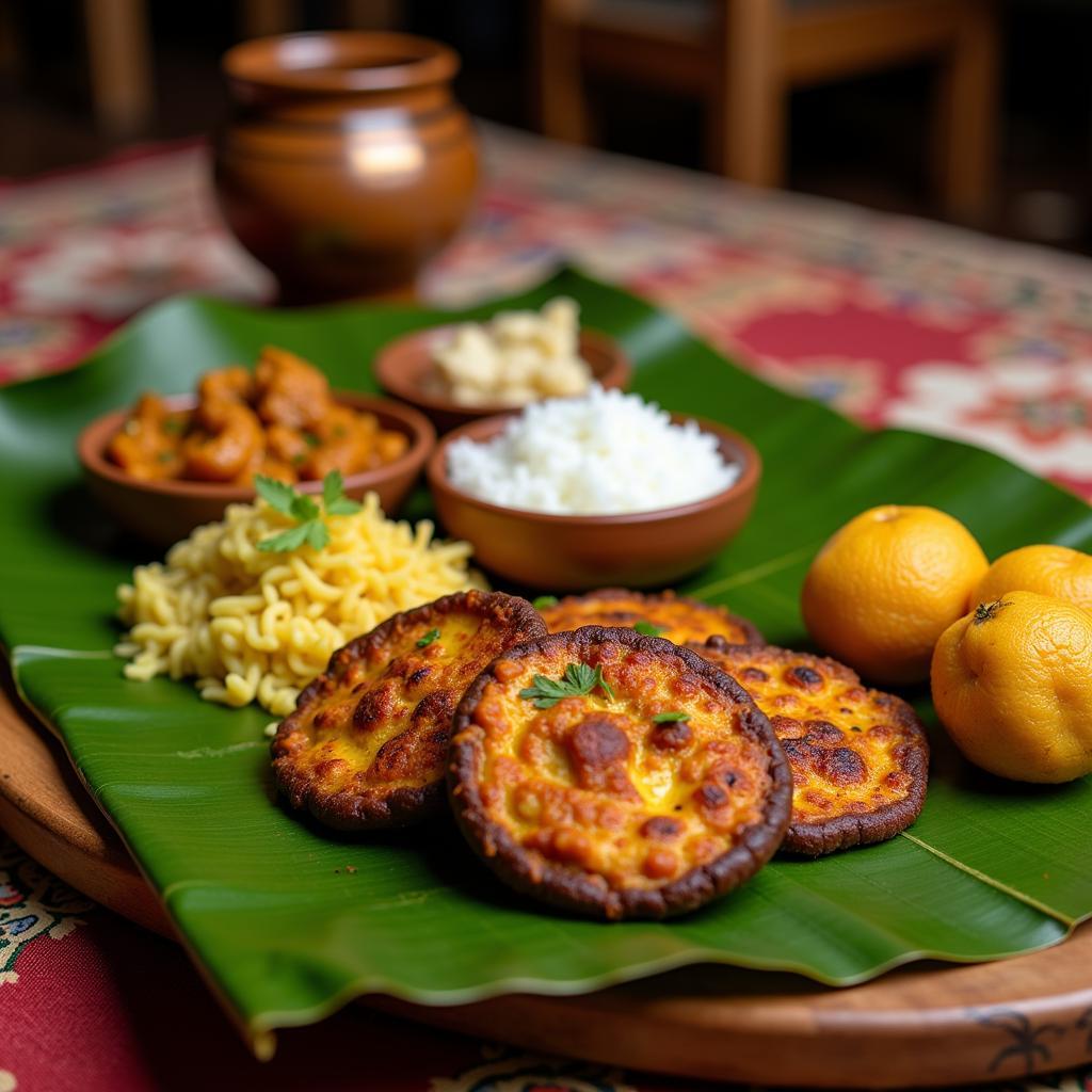 Traditional Meal at a Yelagiri Homestay