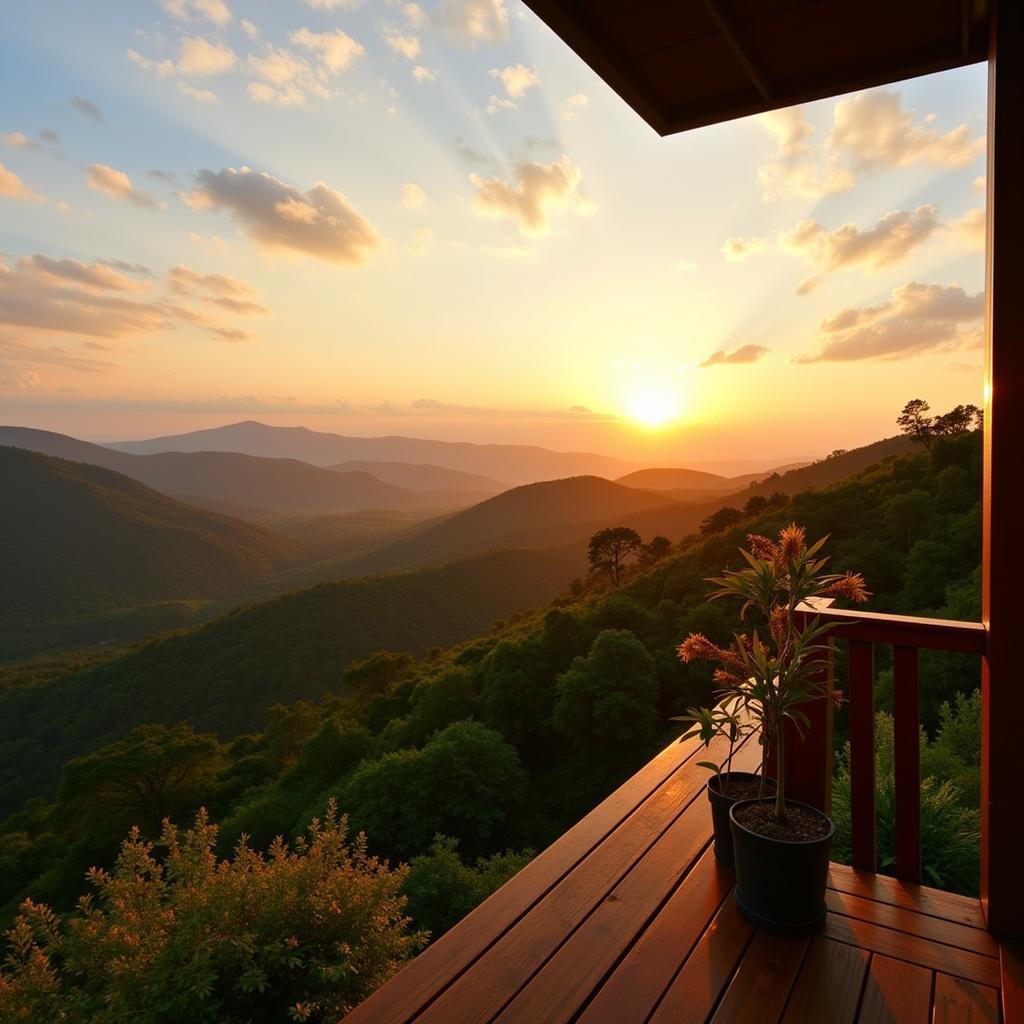 Scenic view from an Aamby Valley homestay