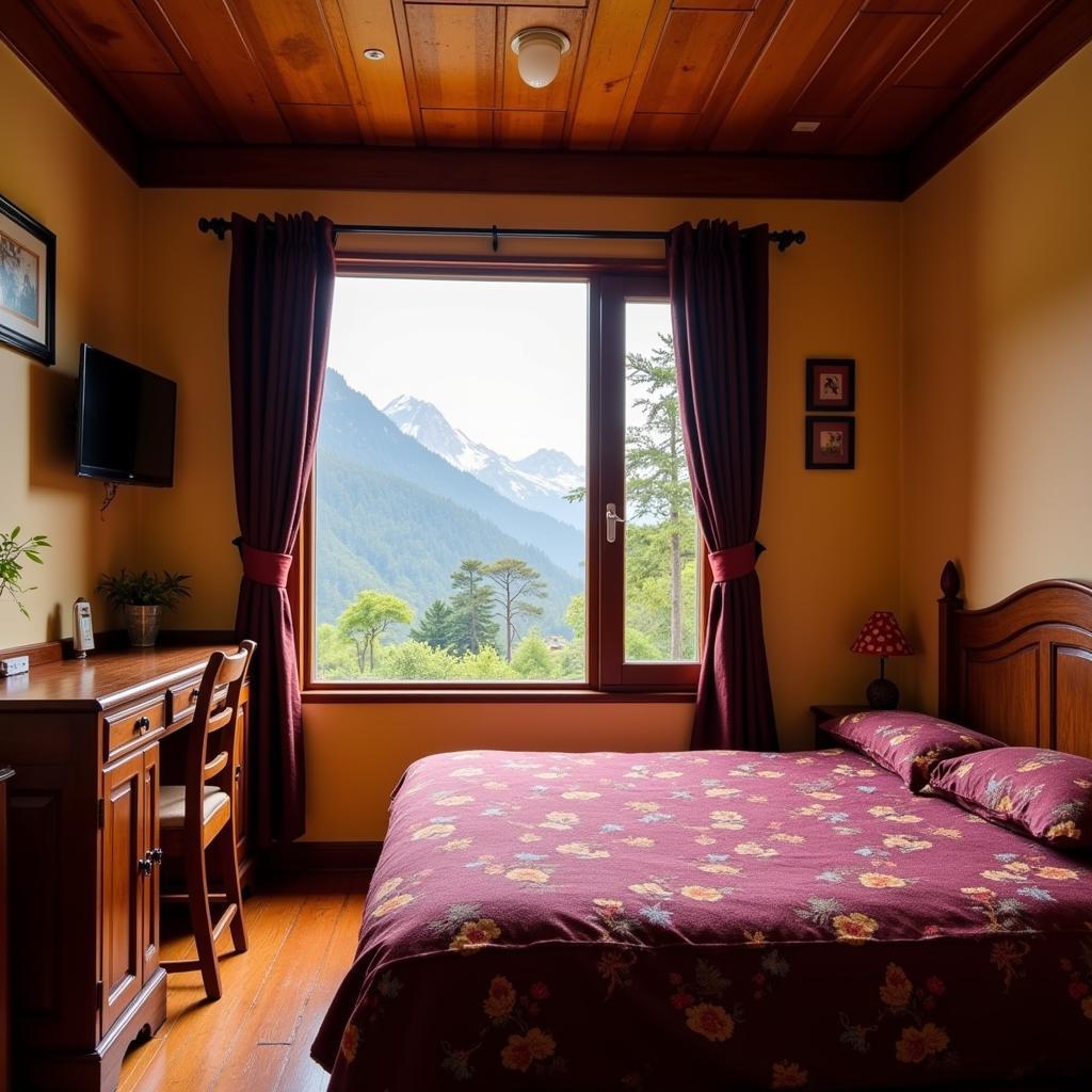 Cozy room interior at Aastha Homestay Fagu