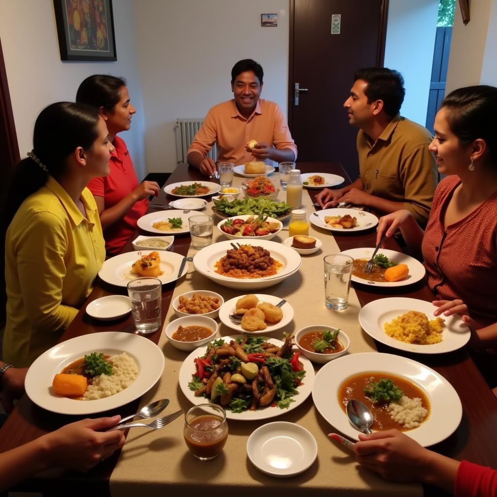 Alipurduar Homestay Family Dinner