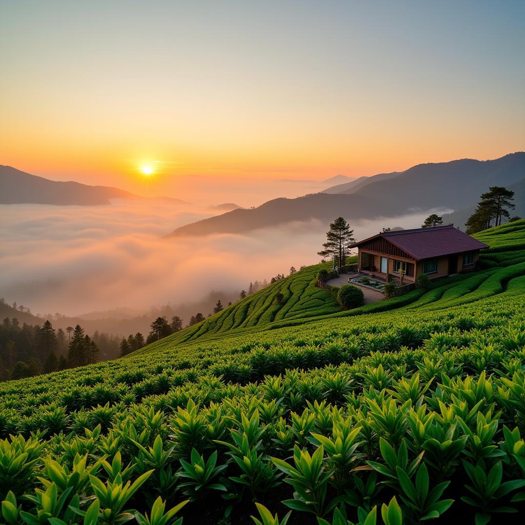 Alishan Tea Garden Homestay Sunrise