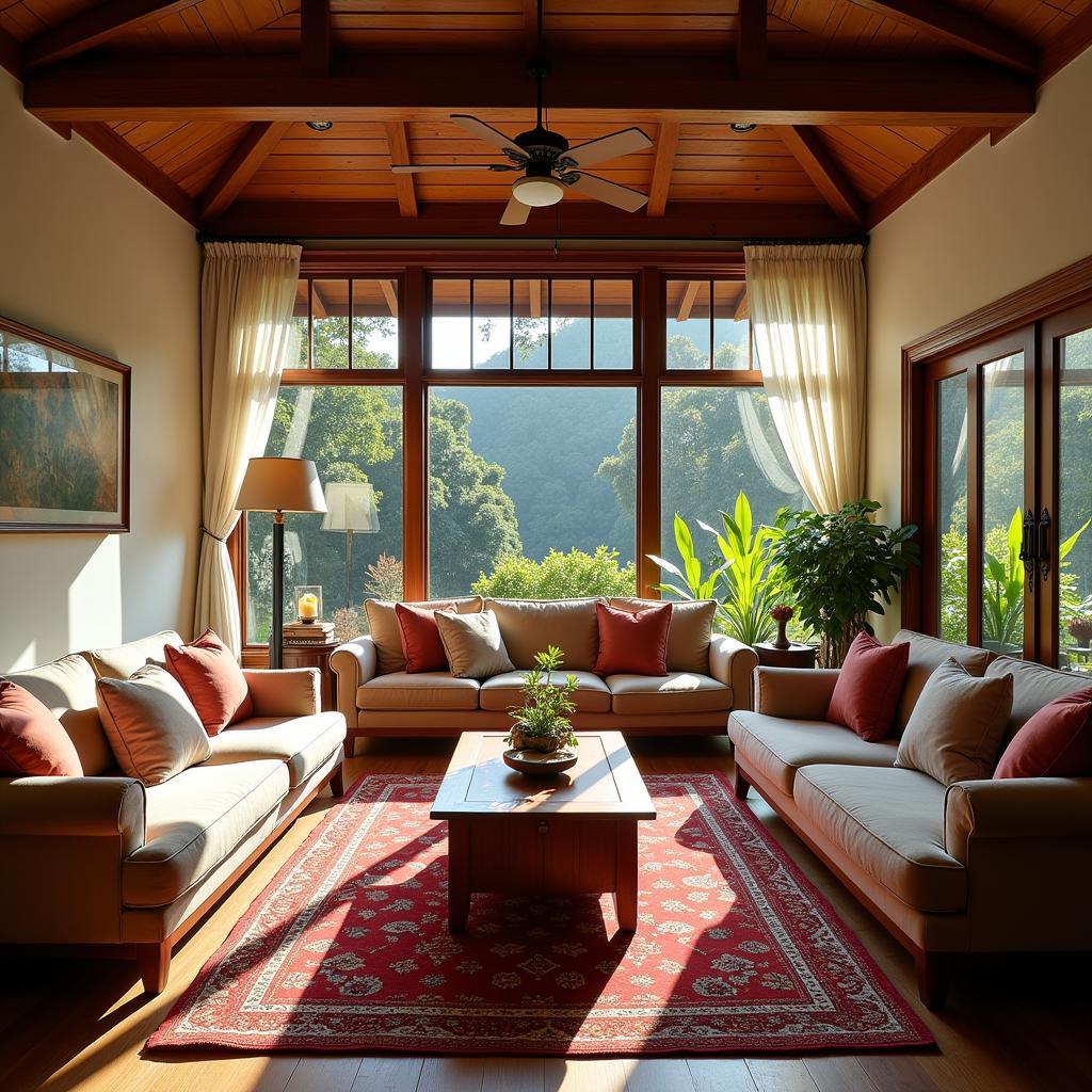 Cozy Living Room at Amandaries Homestay 2