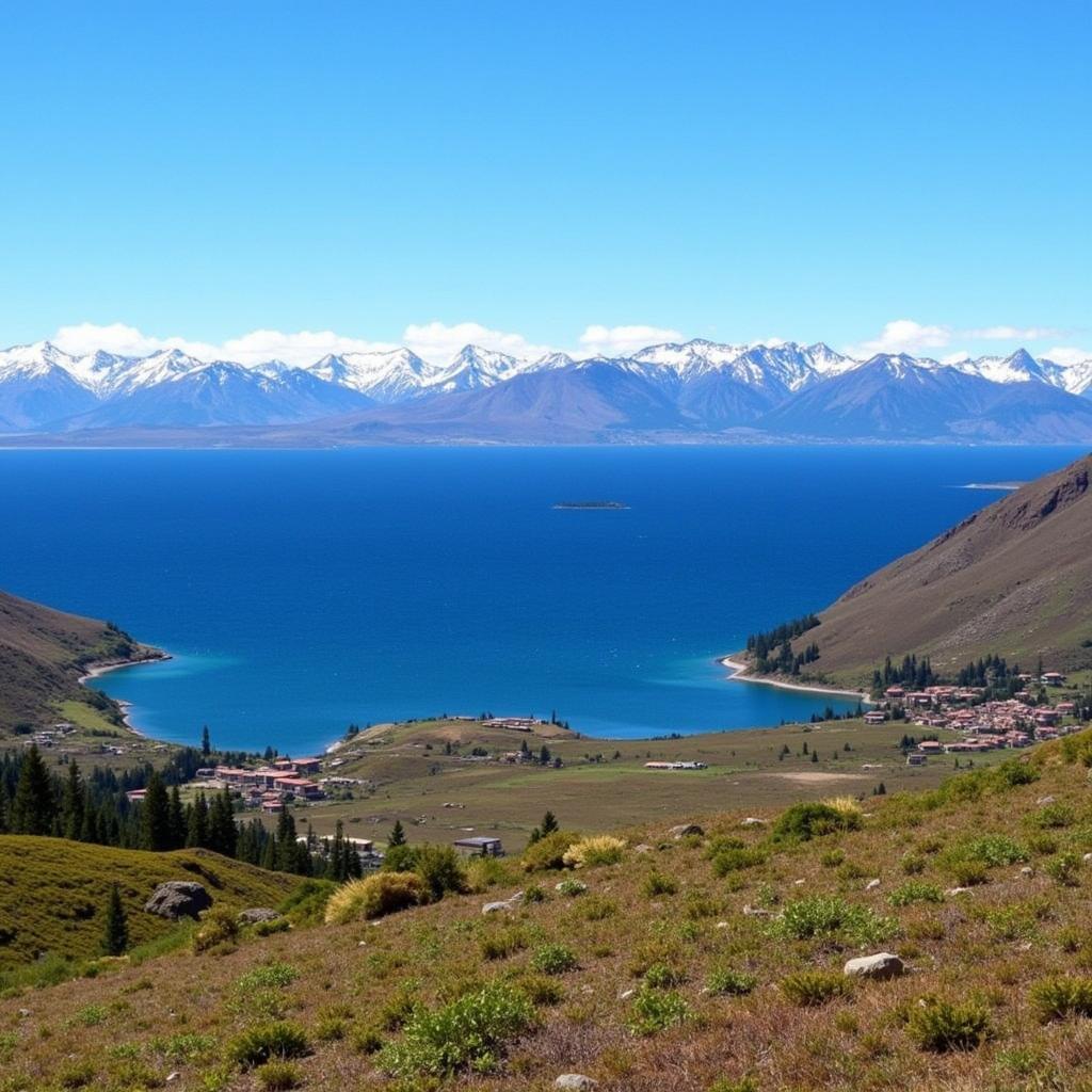 Amantani Island Lake Titicaca View