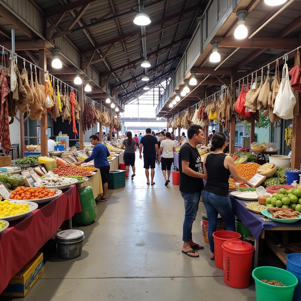 Exploring the Local Market in Bagan Lalang