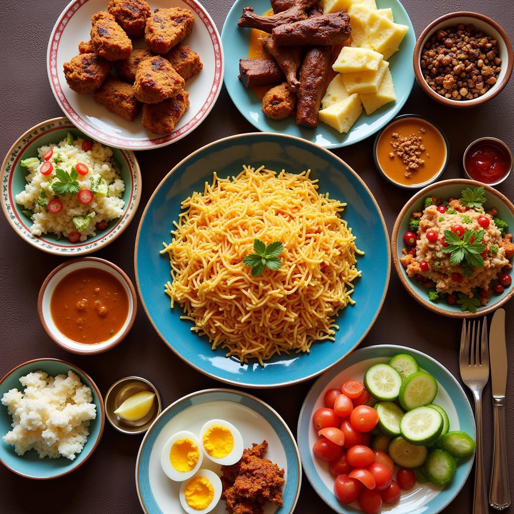 Traditional Bahraini Meal in a Homestay Setting