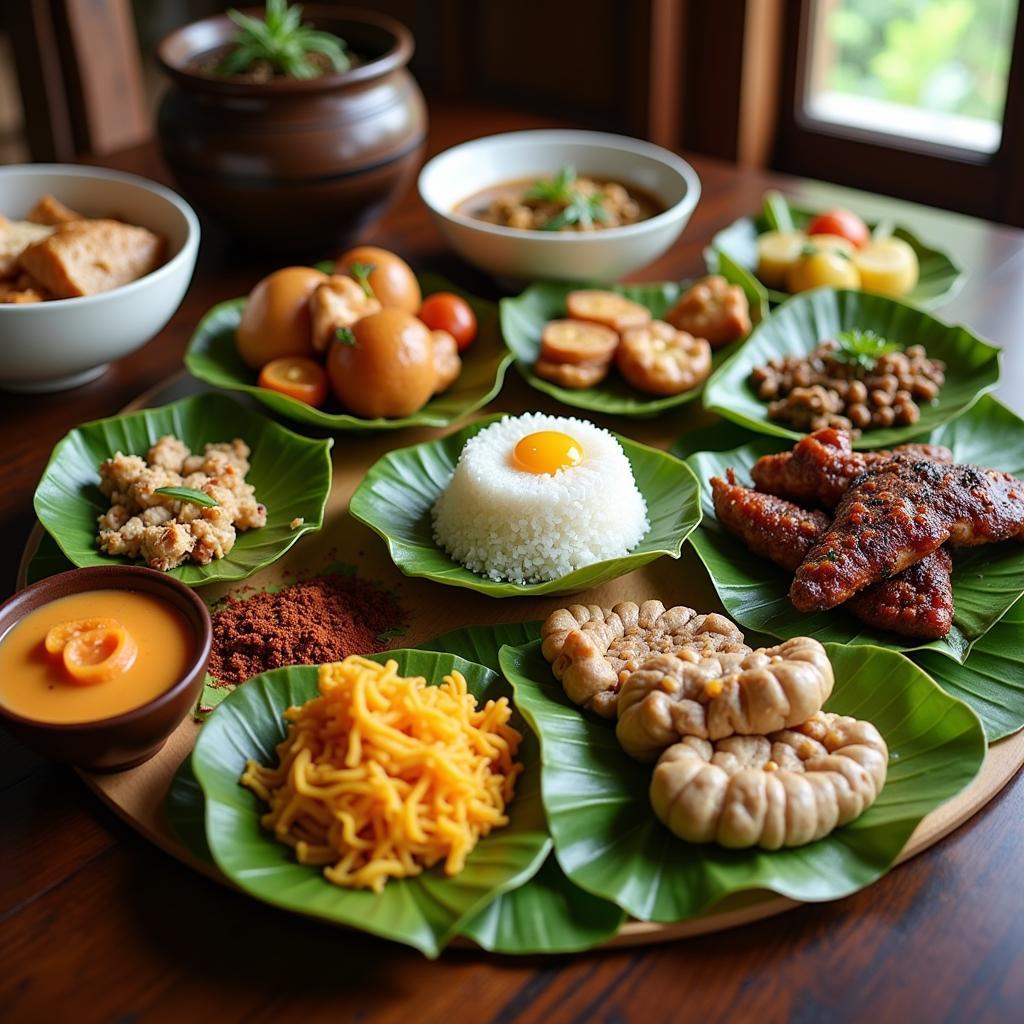 Enjoying Authentic Balinese Food in a Homestay