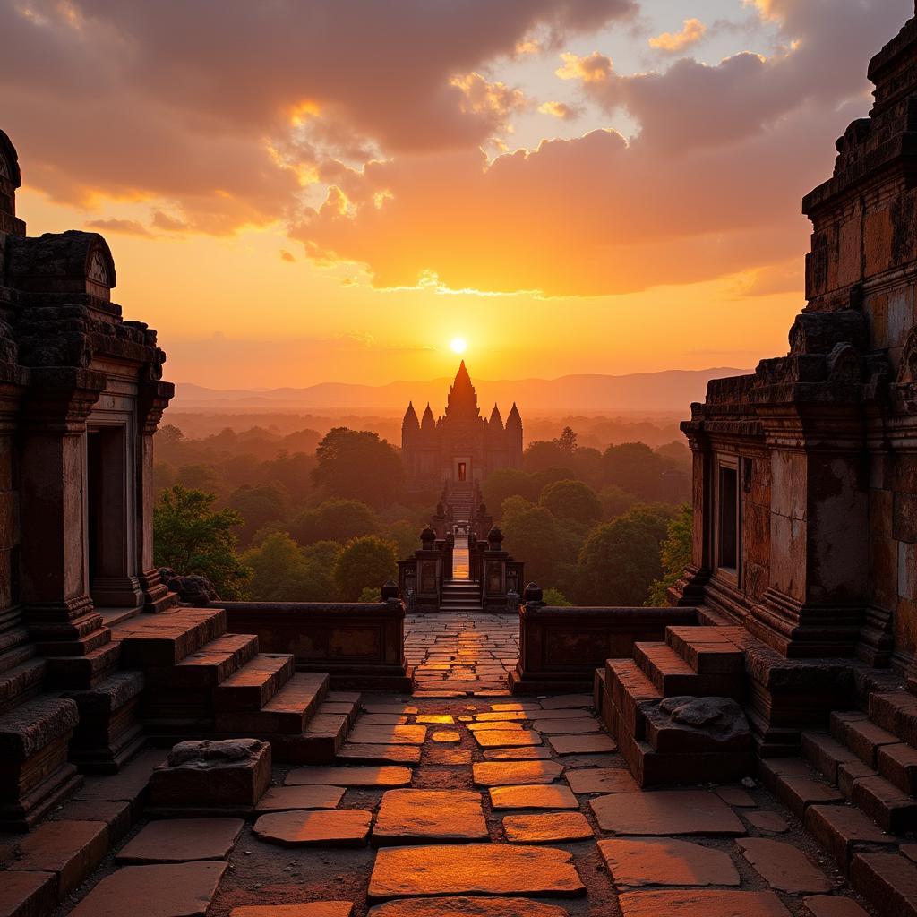 Banteay Chhmar Temple Complex at Sunrise