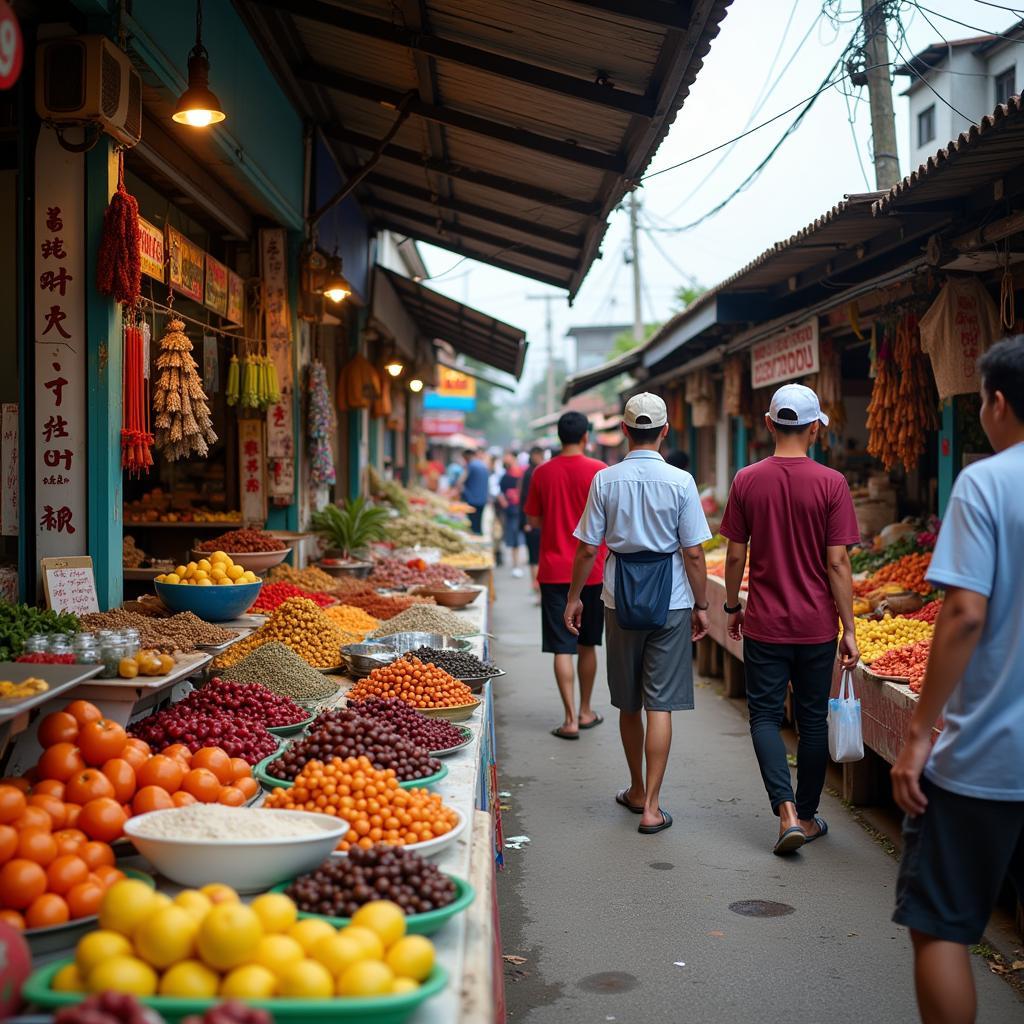 Exploring Local Markets near Batu Feringgi Homestay