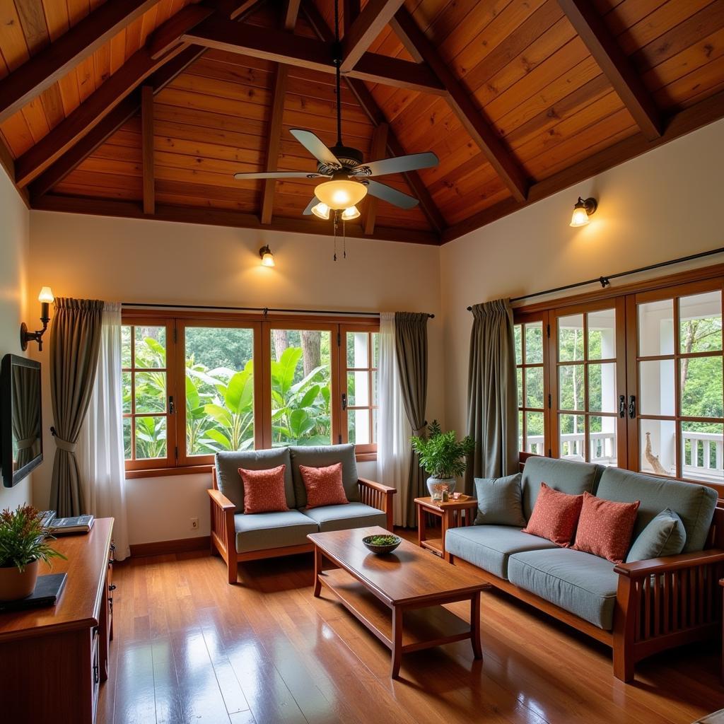 Comfortable Interior of a Bentong Homestay Villa