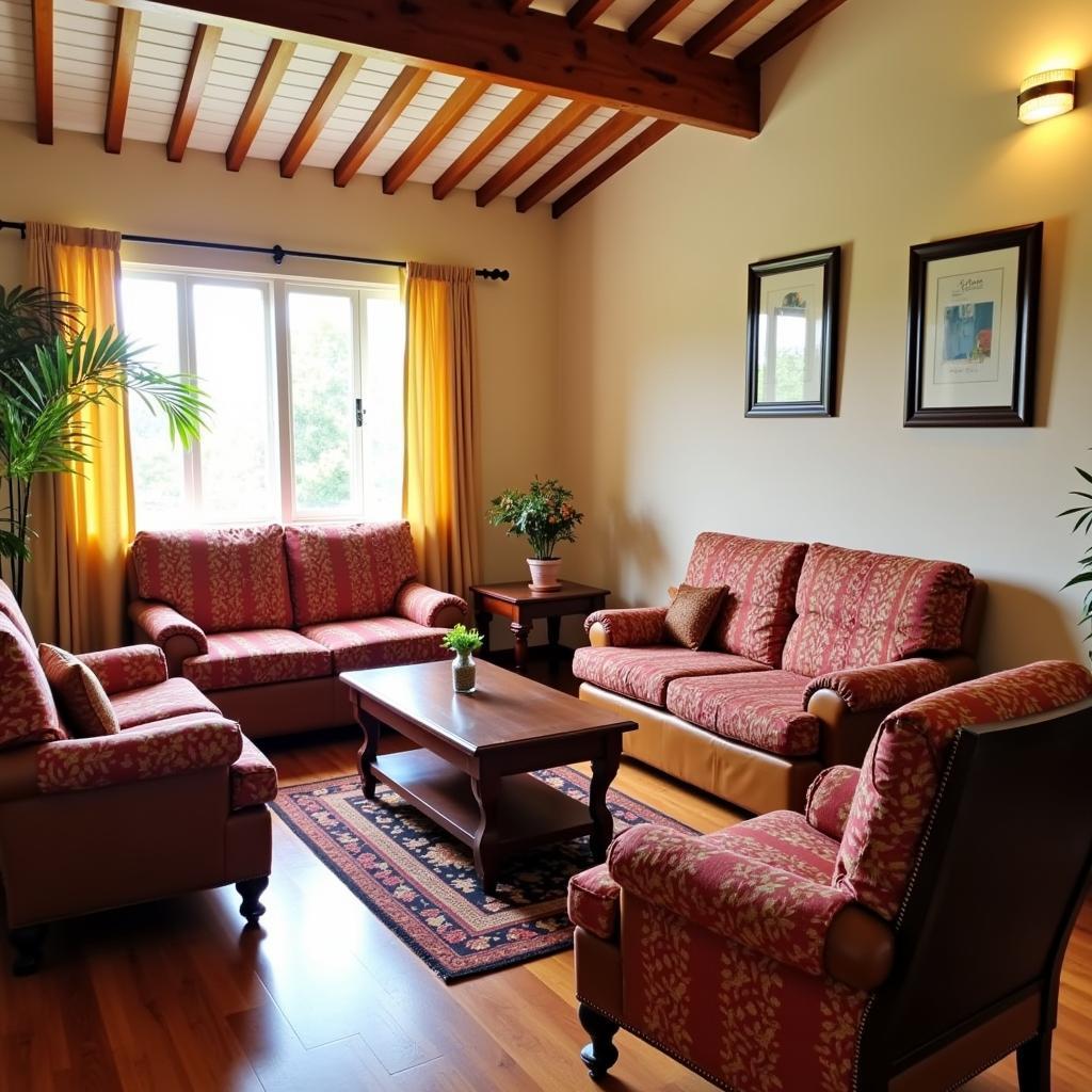 Cozy Living Room at Beringin Homestay Desaru