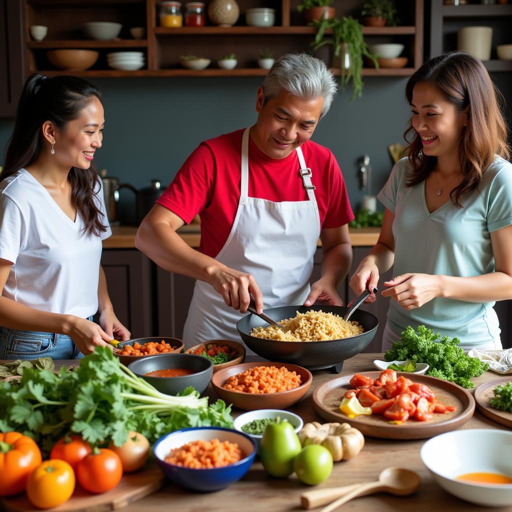 Learning to Cook Filipino Food in a Bohol Homestay