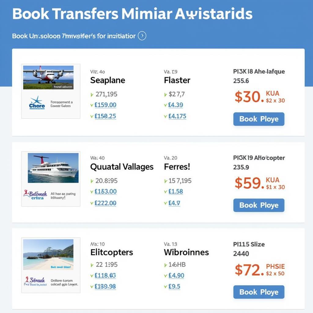 Booking Yasawa Island Transfers Online