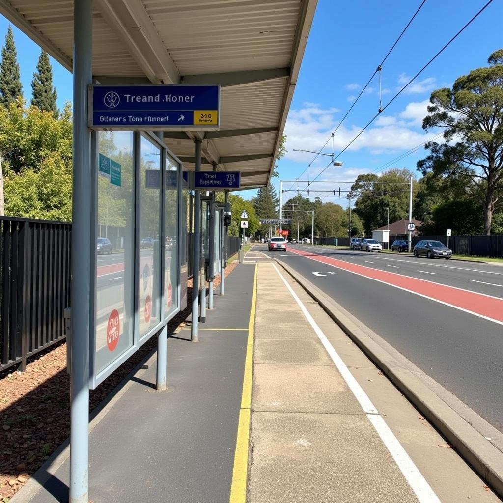 Public transport near Box Hill High School