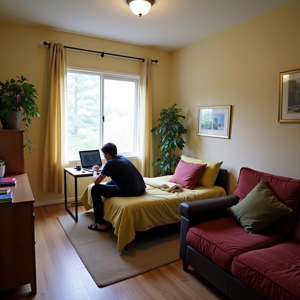 Student Studying in a Brantford Homestay