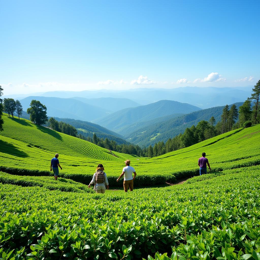 Tea Plantation near Dahlia Homestay