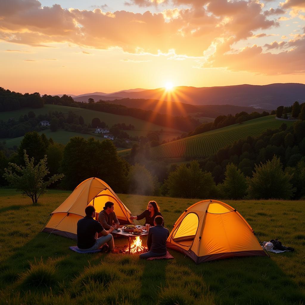 Camping Homestay in the Spanish Countryside