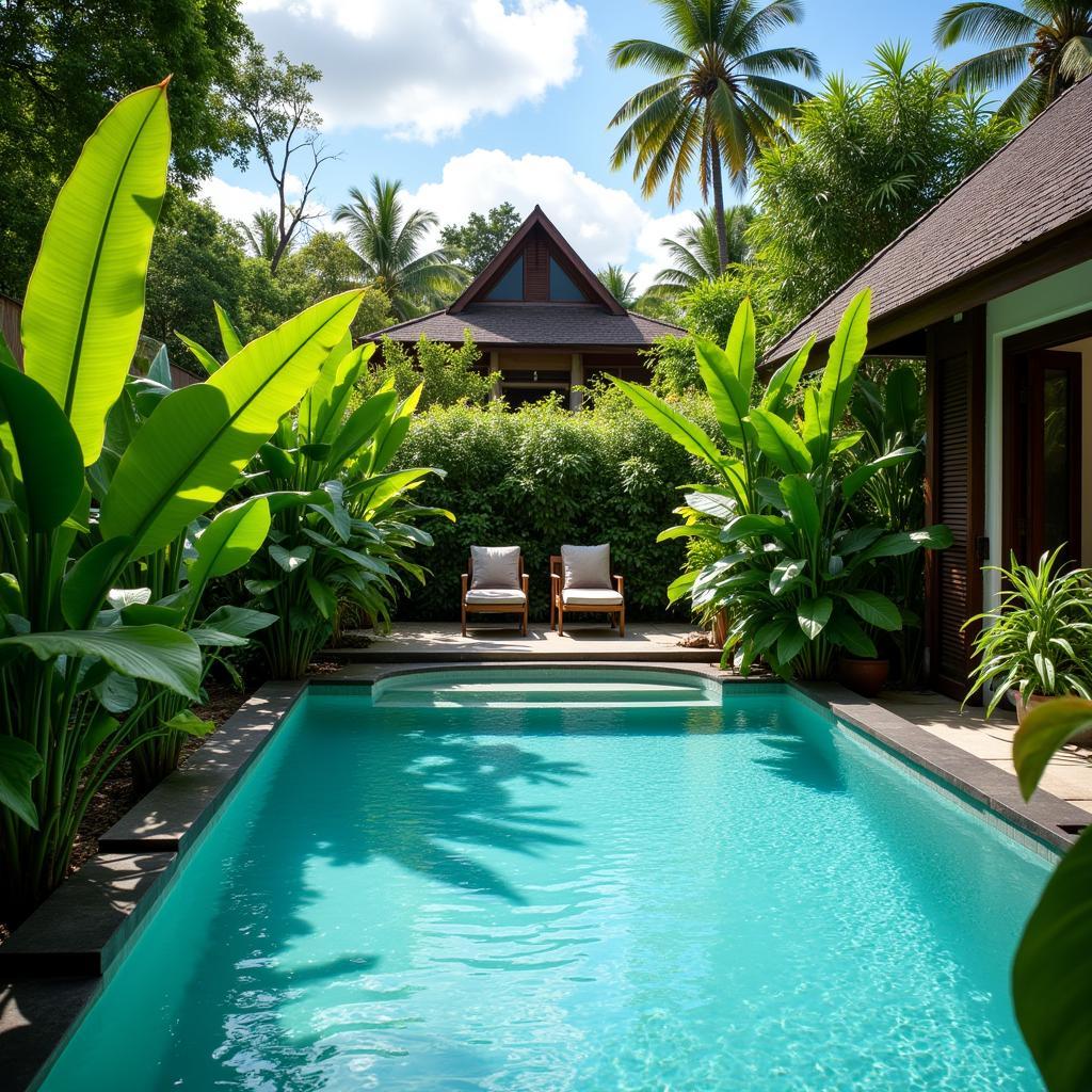 Budget-friendly homestay in Canggu with a private pool