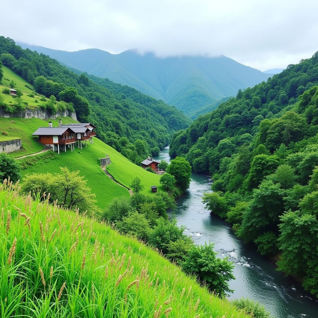 Scenic View from Chambok Homestay