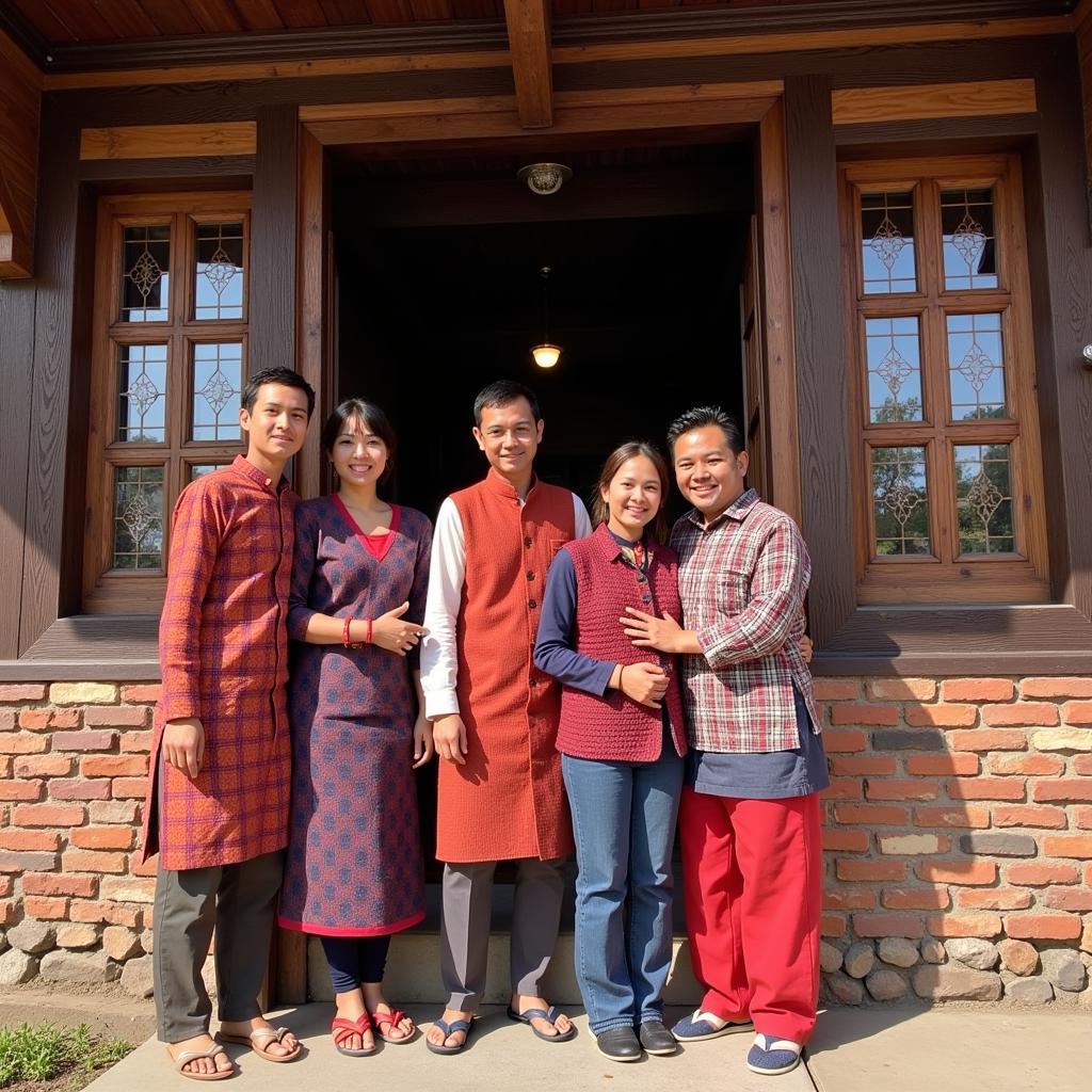 Chitlang Kaji Homestay Family