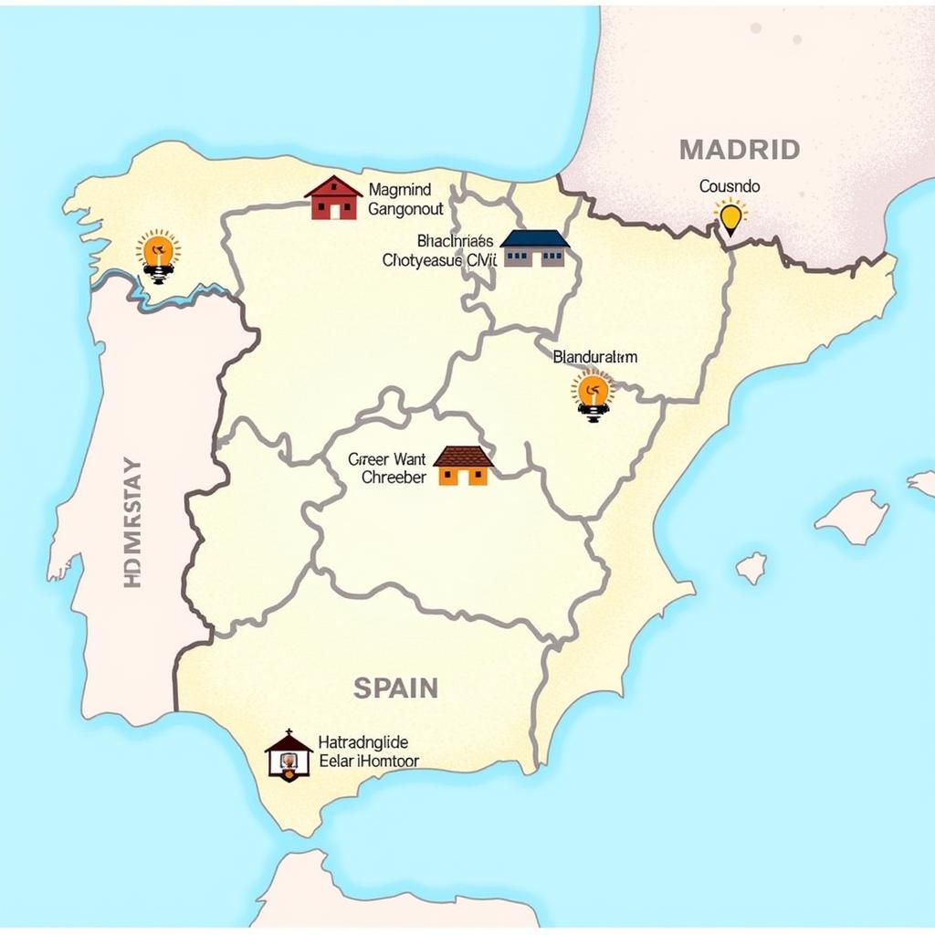 CIEE Homestay Locations in Spain