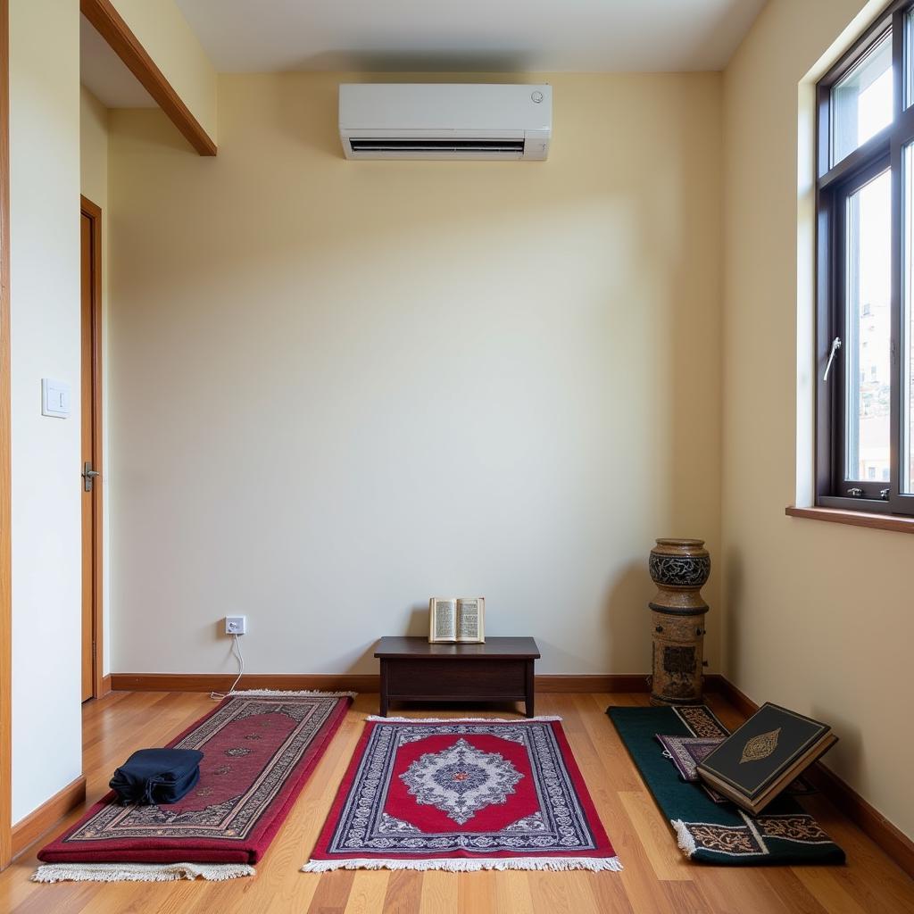 Dedicated Prayer Room in a Singaporean Muslim Homestay