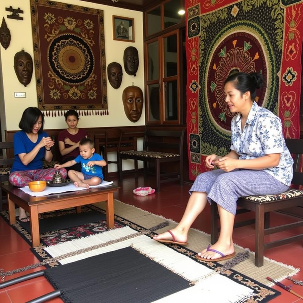 Concept Homestay Kuching Showcasing Traditional Crafts