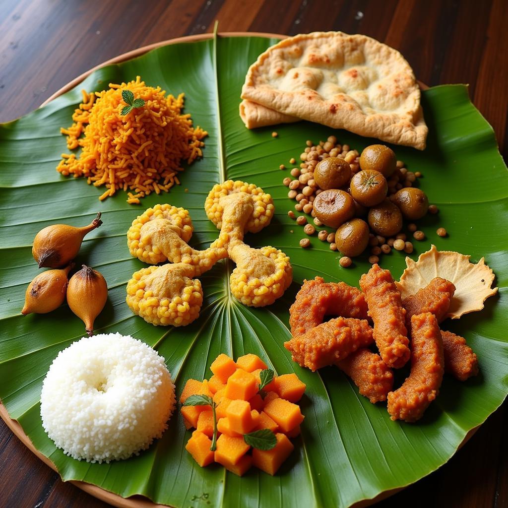 Coorg Homestay Traditional Meal