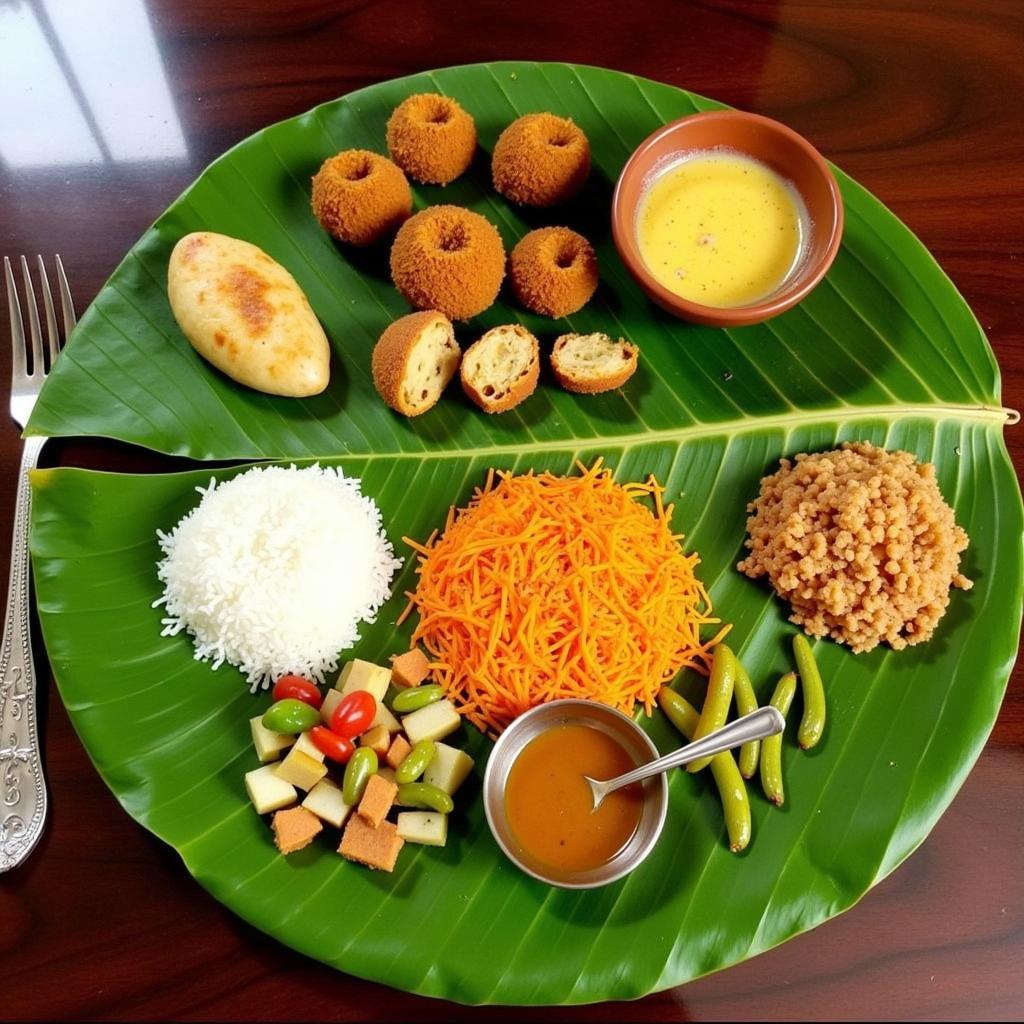 Traditional Coorgi Meal at a Homestay