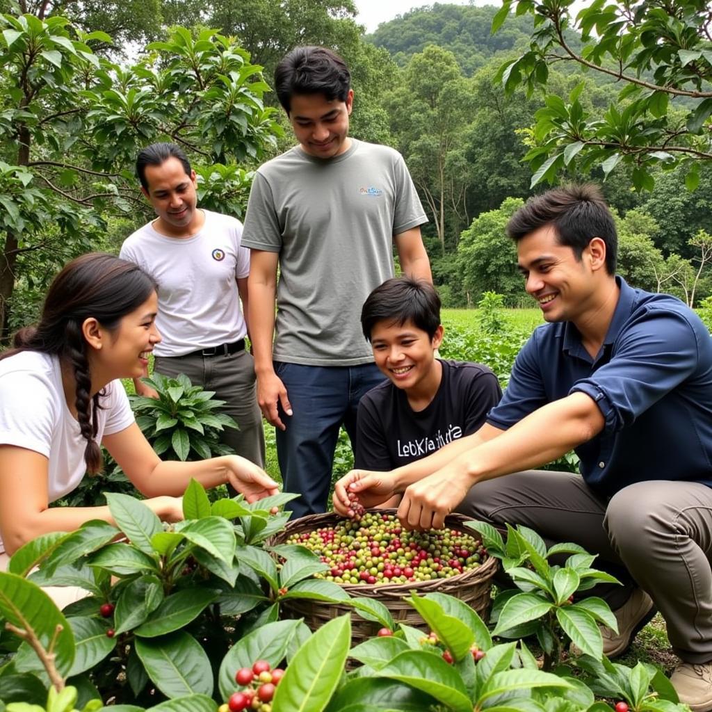 Coffee Picking at Coorg Plantation Homestay