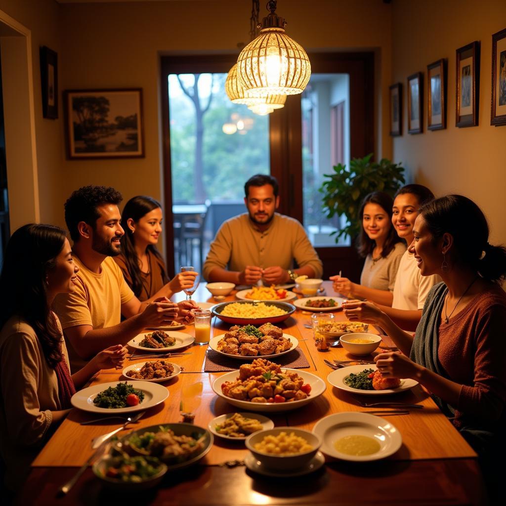 Coorgi Family Homestay Dinner