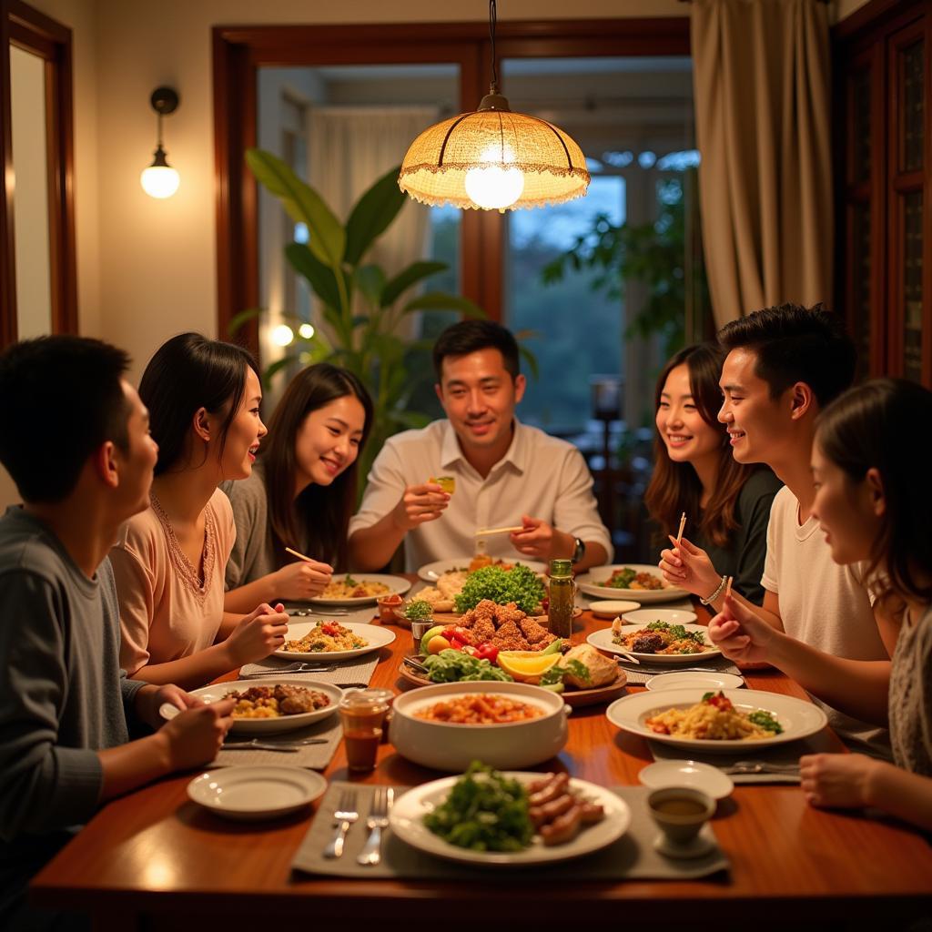 Da Nang Homestay Family Dinner