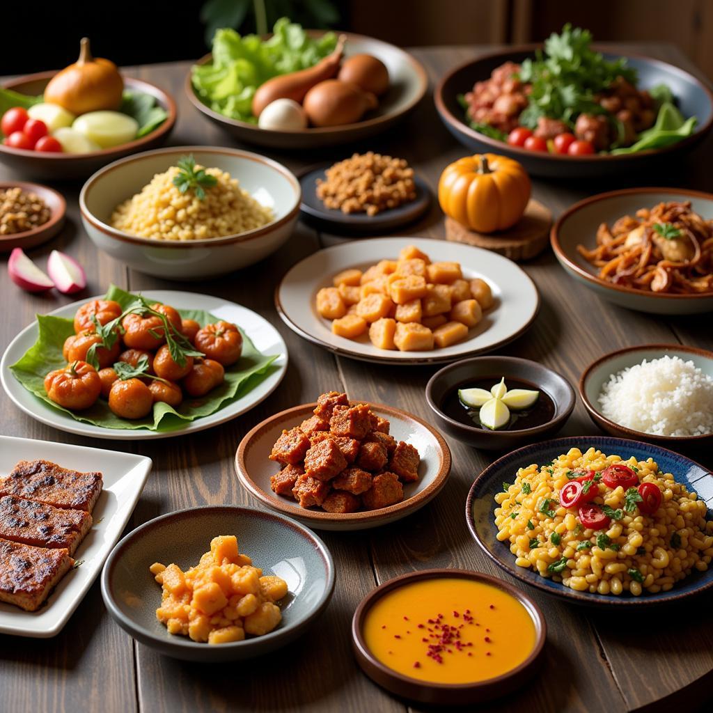 Enjoying a Delicious Halal Meal in a Singaporean Homestay