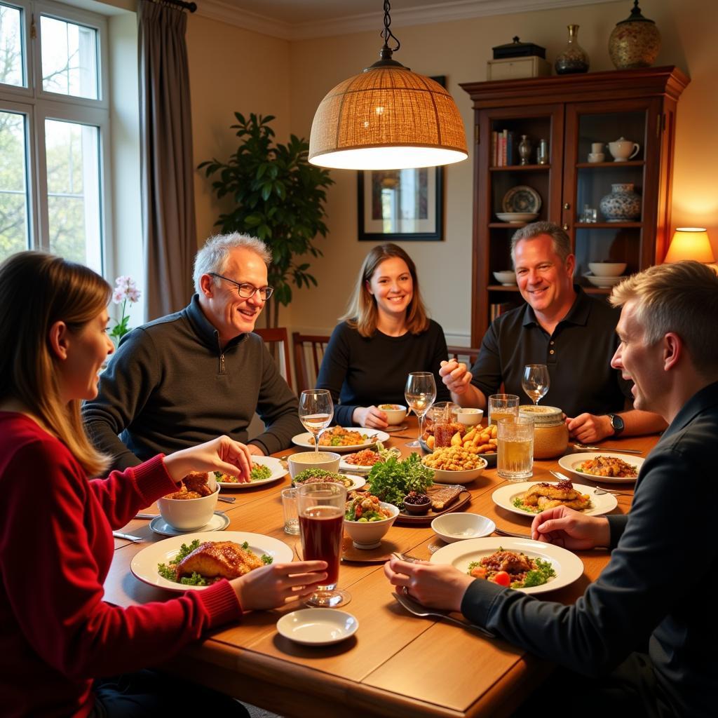 Family Dinner in a Den Haag Homestay