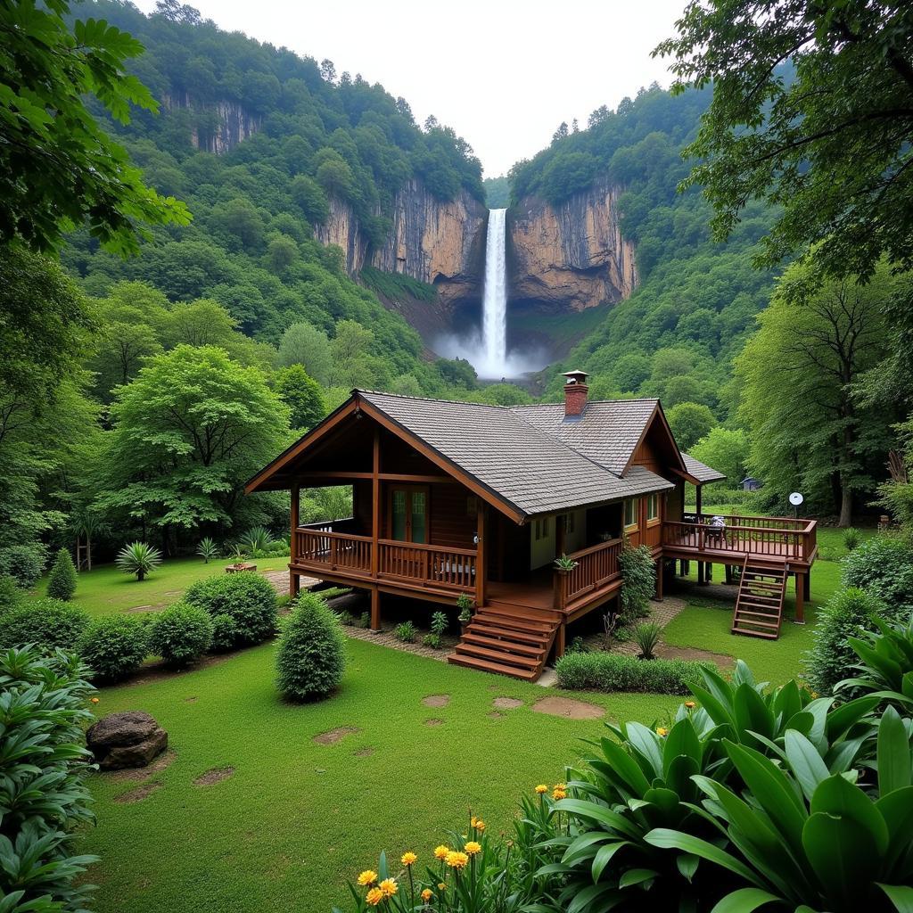 Didupe Falls Homestay Scenery