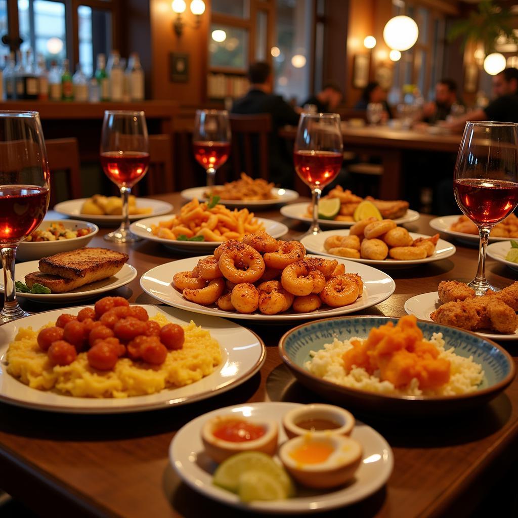 Enjoying Tapas in a Traditional Madrid Tapas Bar