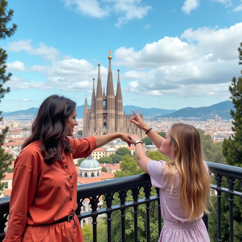 Exploring Barcelona with a Local Homestay Host