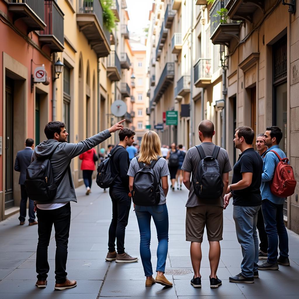 Exploring Barcelona with a Local Guide during a Homestay