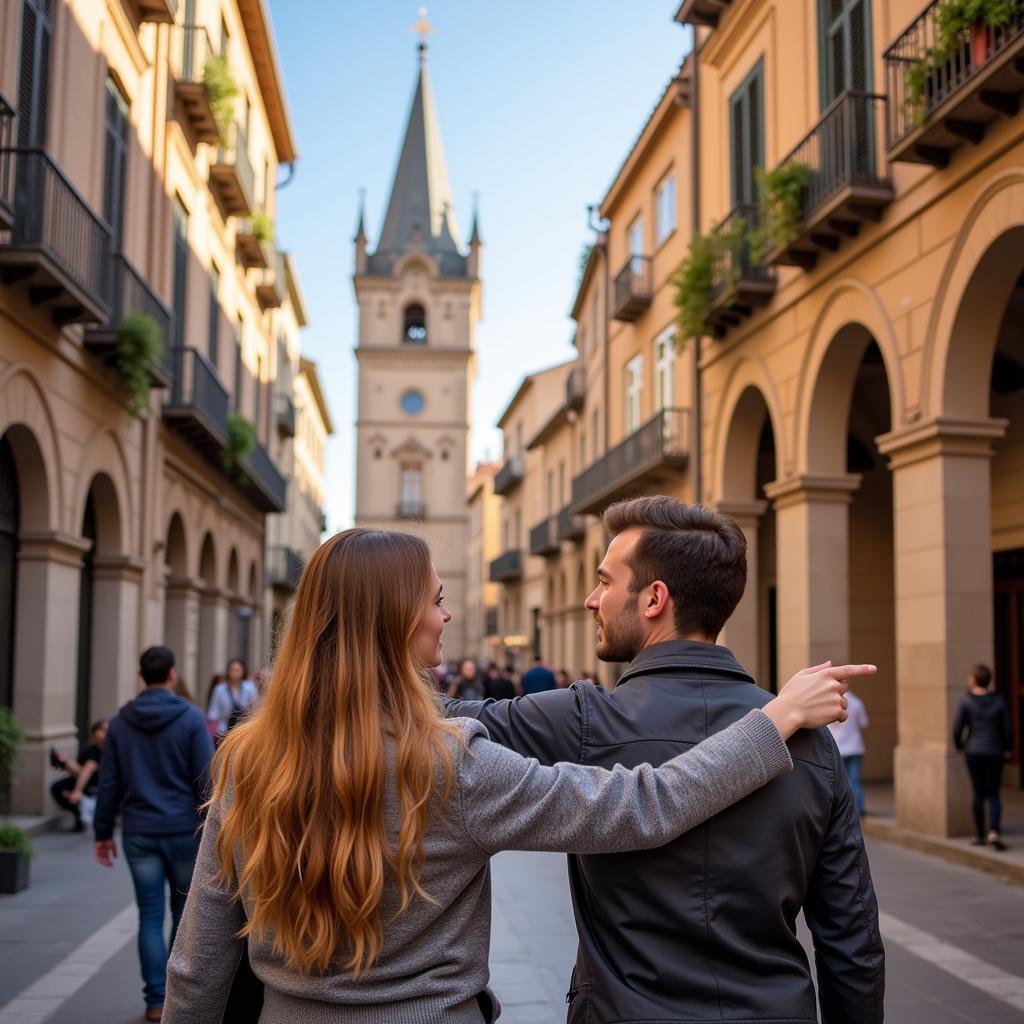 Exploring Barcelona with a Local Homestay Host