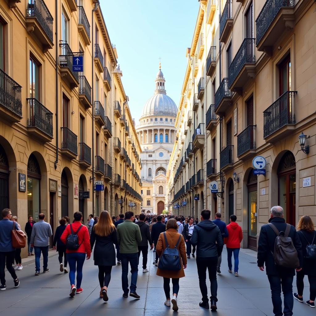 Exploring Barcelona with Locals