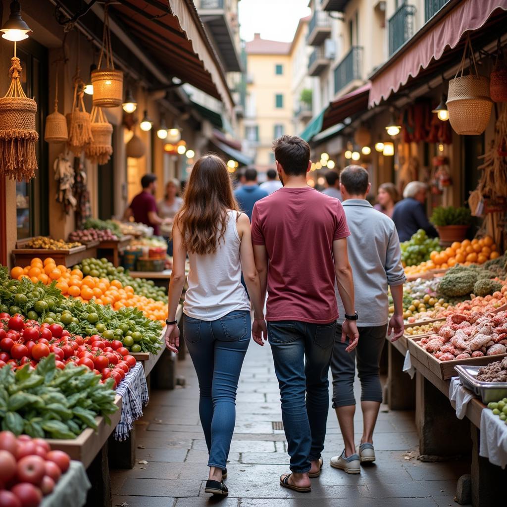 Exploring Local Spanish Market with Host