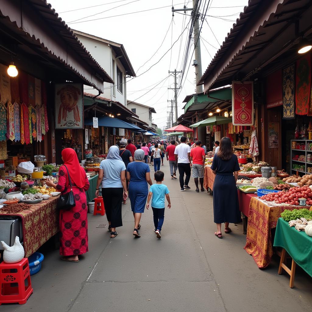 Exploring the vibrant Pasar Payang central market in Kuala Terengganu