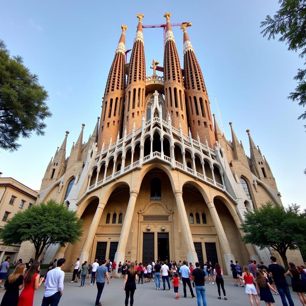 Exploring the Sagrada Familia in Barcelona