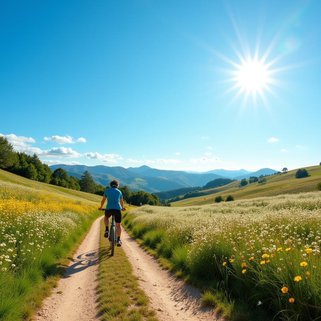 Exploring the Spanish Countryside on a Bike